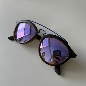 Ray-Ban RB4257 Matte Havana Pink Mirrored